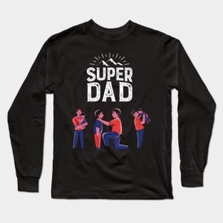 Super Dad Father's Day Long Sleeve T-Shirt